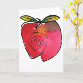 Apple Notecard Kaart (Gele Bloem)