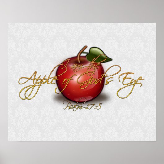 Apple of God's Eye, Christelijk Poster (Voorkant)