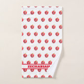 Apple Of God's Eye Rouge & Blanc (Serviette à main)