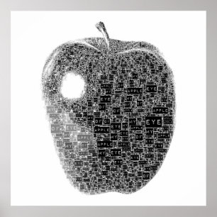 Apple of My Eye Text Poster