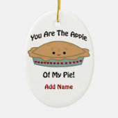 Apple of My pie Keramisch Ornament (Voorkant)