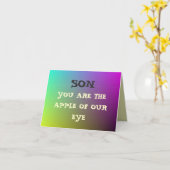 'Apple of Our Eye' Afstuderen Kaarten (Gele Bloem)