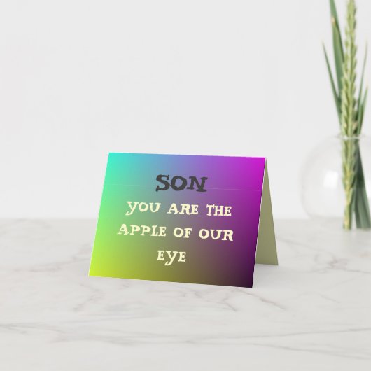 'Apple of Our Eye' Afstuderen Kaarten (Voorkant)