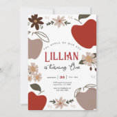 Apple of our Eye Apple thema verjaardag Kaart (Voorkant)