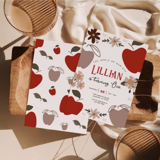 Apple of our Eye Apple thema verjaardag Kaart