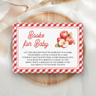 Apple Of Our Eye Baby Shower Boek Verzoek Informatiekaartje