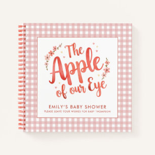 Apple of Our Eye Baby shower Livre d'invité