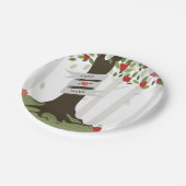 Apple Orchard bruiloft Papieren Bordje (Gekanteld)