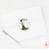 Apple Orchard Herfst herfstbruiloft Ronde Sticker (Envelop)
