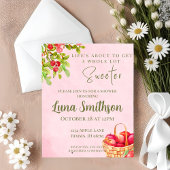 Apple Orchard Inspiré Douche Invitation