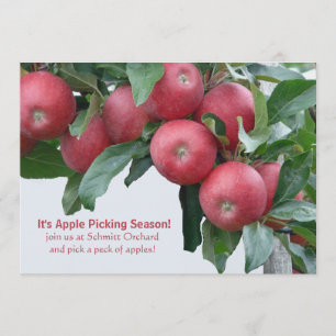 Apple Orchard Invitation Kaart