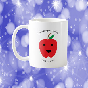 Apple Orchard Kawaii Red Personalize Koffiemok