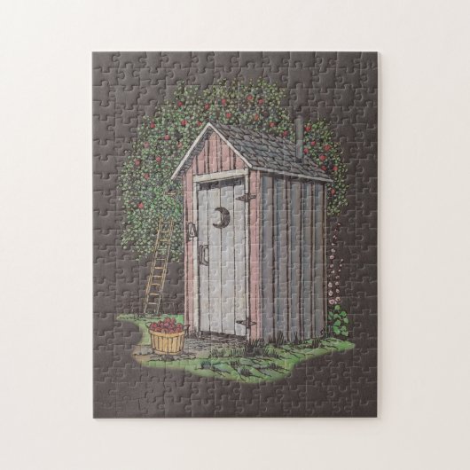 Apple Orchard Outhouse Legpuzzel (Verticaal)