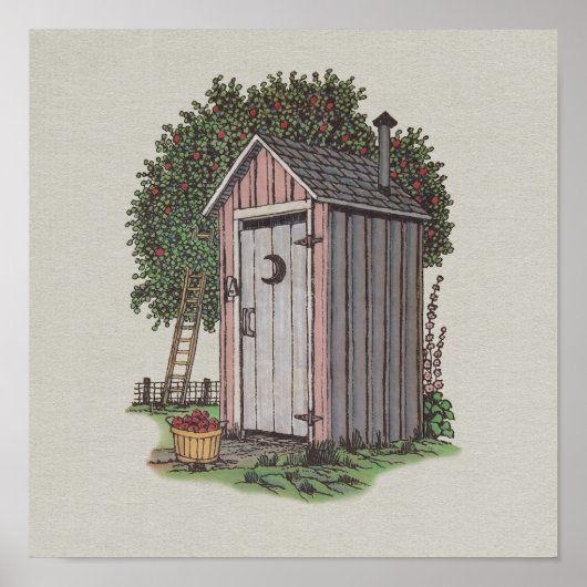 Apple Orchard Outhouse Poster (Voorkant)