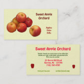 Apple Orchard Visitekaartje (Voorkant / Achterkant)