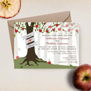 Apple Orchard Wedding Uitnodiging