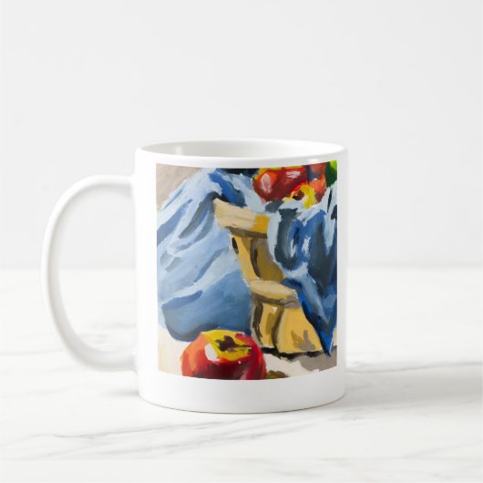 Apple Painting-mok Koffiemok (Links)