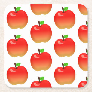 Apple Patroon Paper Onderzetter for Party Celebrat