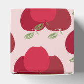 Apple Pattern Classic Favoriete Box voor Feestgesc Bedankdoosjes (Bovenkant)