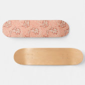 Apple Pattern (door William Morris) Skateboard (Horizontaal)