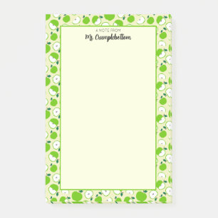 Apple Pattern Een notitie van Teacher Schattige Post-it® Notes