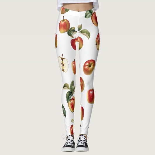 Apple Pattern Leggings (Voorkant)