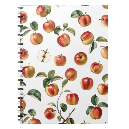 Apple Pattern Notitieboek (Voorkant)