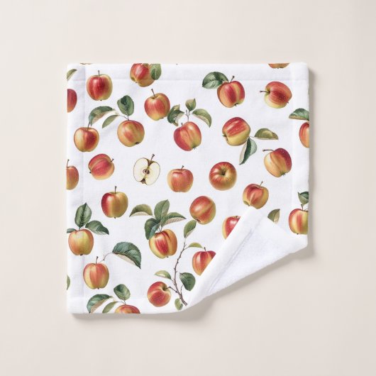 Apple Pattern Washandje (Wasdoekje)