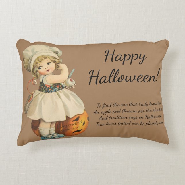  Apple Peel traditie Halloween Decoratief Kussen (Voorkant)