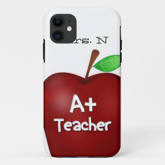 Apple Phone Case van A+-leraar (Achterkant)