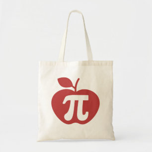 Apple Pi 3.14 Wiskunde Pi Dag Tote Bag