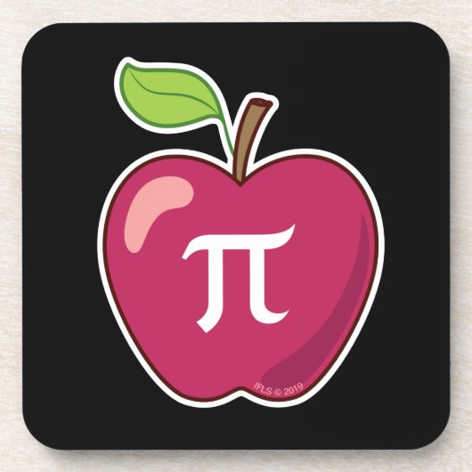 Apple Pi Bier Onderzetter (Voorkant)