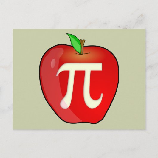 Apple Pi Briefkaart (Voorkant)