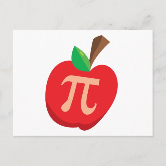 Apple Pi Briefkaart (Voorkant)