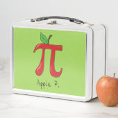 Apple Pi Cute Wiskunde Pi Day Lunch Box (In situ)