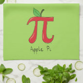 Apple Pi Cute Wiskunde Pi Day Pie Baking Kitchen T Theedoek (Gevouwen)