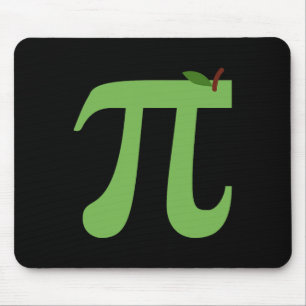 Apple Pi Funny Wiskunden Pi Day Pie Joke voor Wisk Muismat