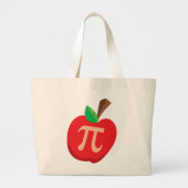 Apple Pi Grote Tote Bag (Voorkant)