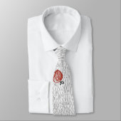 Apple Pi Numbers Wiskunde Teacher Stropdas (Gebonden)