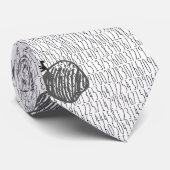 Apple Pi Numbers Wiskunde Teacher Stropdas (Opgerold)