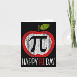 Apple Pi Shirt Wiskunde Kaart