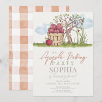 Apple Picking Basket & Apple Tree Verjaardag