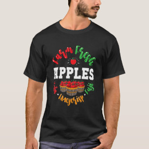 Apple Picking Farmer Herfst for Toddlers Kinder Wo T-shirt