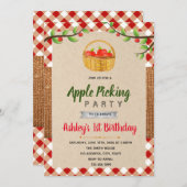Apple picking party uitnodiging (Voorkant / Achterkant)