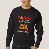 Apple Picking Picker Joke Graphic Trui (Voorkant)