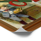 Apple Pie Alphabet 19th Century Illustration Art Poster (Hoek)