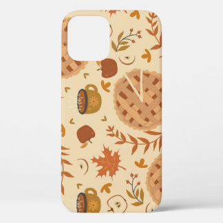 Apple Pie Autumn: graphics iPhone 12 Hoesje