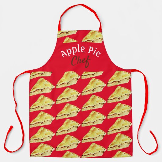 Apple Pie Chef Schort (Voorkant)