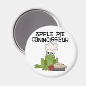 Apple Pie Connoisseur Tshirts en geschenken Magneet (Voorkant / Achterkant)