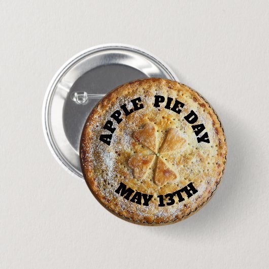 Apple Pie Cute Food Refkoelkast Button (Voorkant /achterkant)